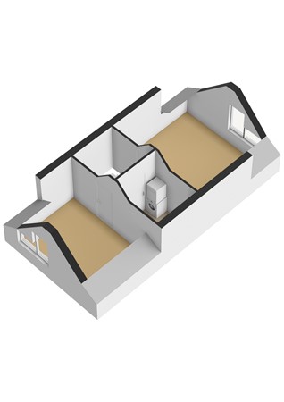 Floorplan - Boekhorstlaan 206, 2215 BL Voorhout